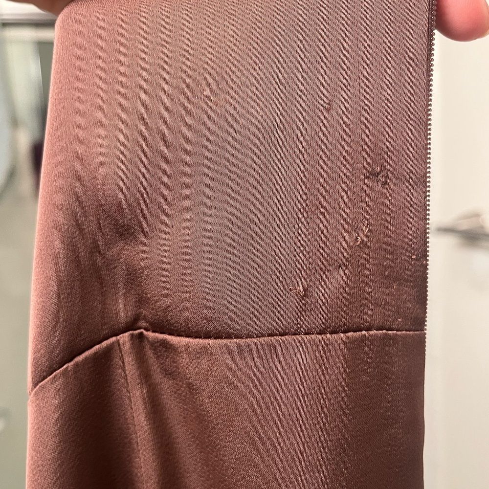 Birdy Grey - Lydia Dress - Matte Satin Chocolate Brown - Small - Picture 12 of 15